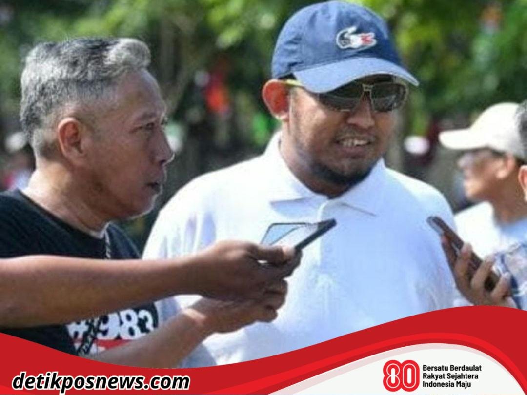 Foto : Bupati Sumenep, Dr. H. Achmad Fauzi Wongsojudo, S.H.,M.H saat meninjau ASN dan non-ASN dalam Ajang Lomba di Halaman Kantor Bupati Sumenep di Momentum HUT ke-80 RI